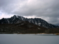 [風景・景観][雪][山][湖]戸隠高原・鏡池にて