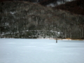 [風景・景観][雪][湖]戸隠高原・鏡池にて