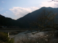 [風景・景観][空][河川]JR飯田線・伊那小沢駅にて