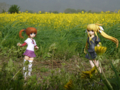 [フィギュア][コトブキヤ][リリカルなのは][*Season01：春]高町なのは＆フェイト・テスタロッサ カットNo.011
