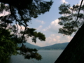 [風景・景観][空][湖]木崎湖畔（長野県大町市）