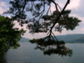 [風景・景観][空][湖]木崎湖畔（長野県大町市）