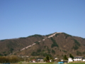 [風景・景観][空][桜]光城山（長野県安曇野市）