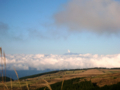 [風景・景観][空][山]御嶽山遠望