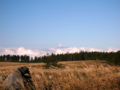 [風景・景観][空][山]御嶽山遠望