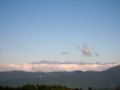 [風景・景観][空][山]北アルプス遠望