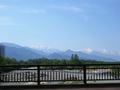 [風景・景観][空][河川]高瀬橋より（長野県安曇野市）