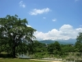 [風景・景観][空][河川]大出公園（長野県北安曇郡白馬村）