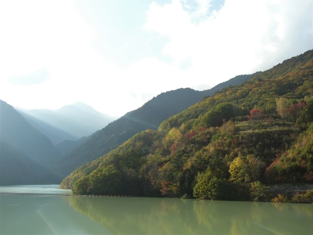 高瀬渓谷・大町ダム（長野県大町市）