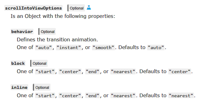 Element.scrollIntoView() - Web APIs | MDN