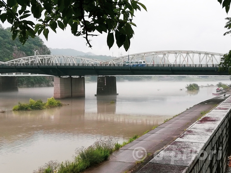 愛知県犬山市を流れる木曽川