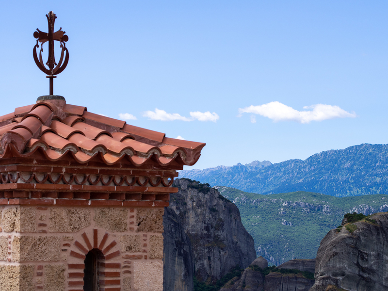 メテオラのヴァルラーム修道院
