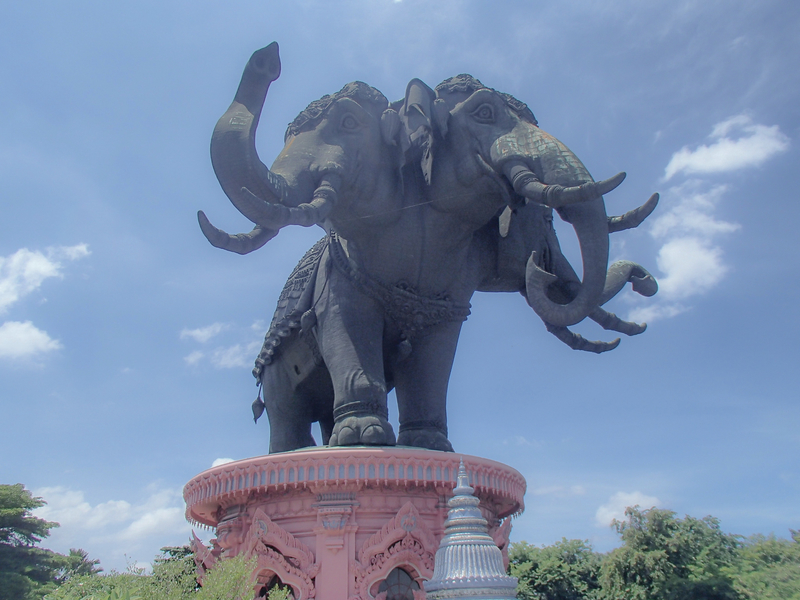 バンコク近郊にあるエラワン博物館