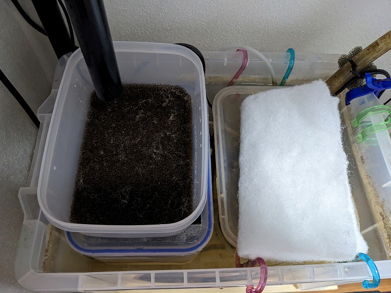 オーバーフロー水槽 自作 濾過槽 フィルターBOX 改造