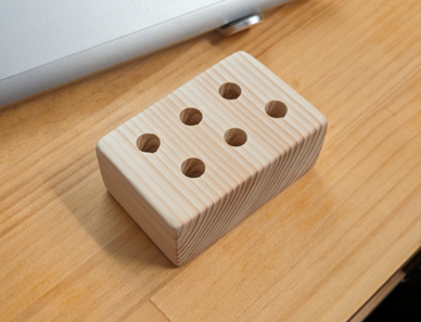 木材 2×4 端材 鉛筆立て DIY