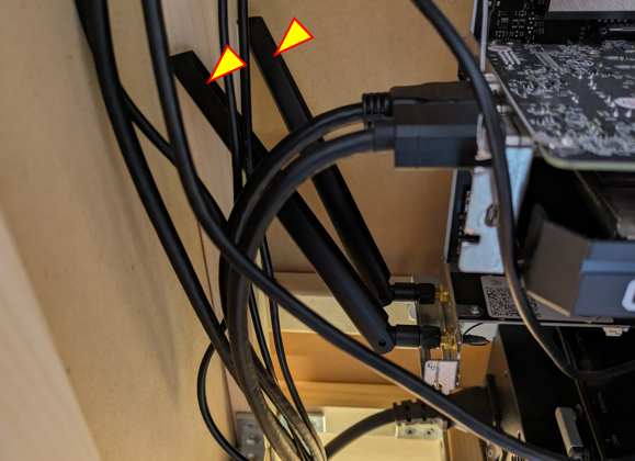 Wifiルーター 無線LAN用のアンテナ 取替