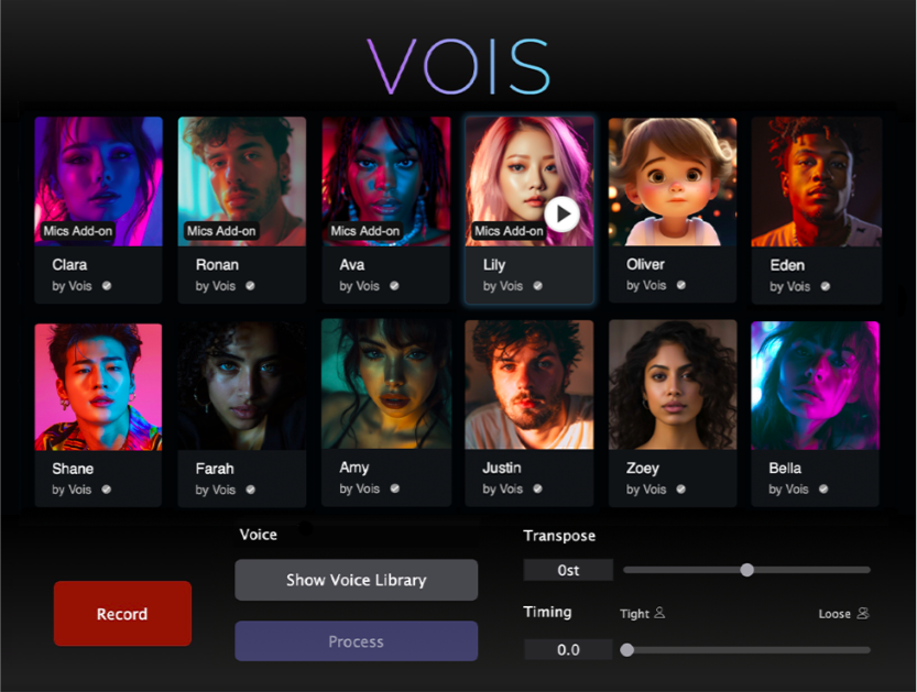 米国Voisの「Mics Add-on」: 業界標準マイクで録音された多様な声に対するアクセスを提供し、ユーザーの声をユーザーの要求に合う ...