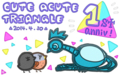 【ブログから】CUTE ACUTE TRIANGLE 1st anniv!