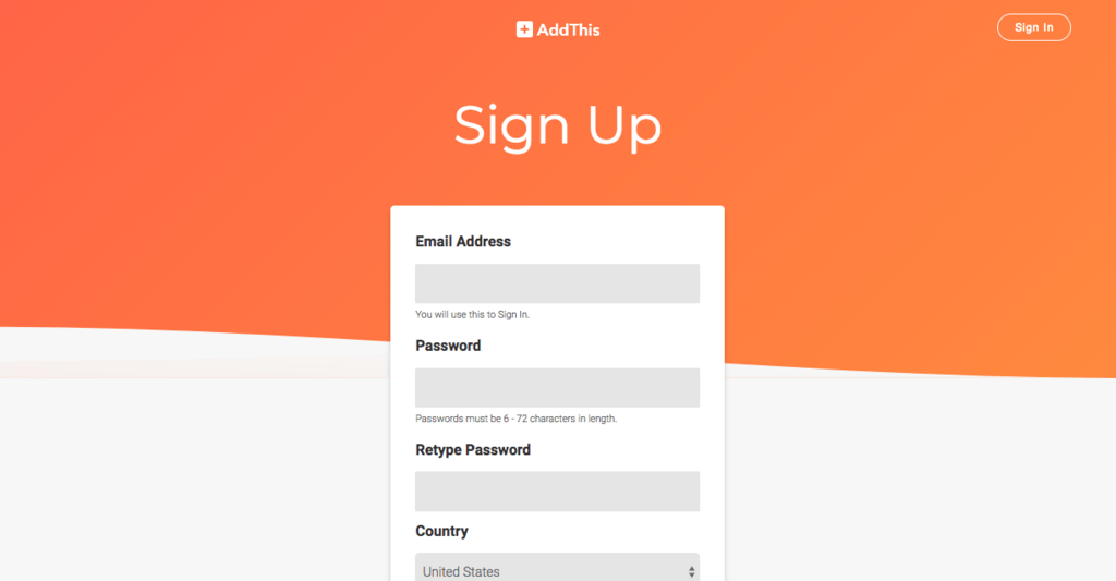 シェアボタンを画面横や画面下に固定/追従したいならAddThisがオススメ！ サインアップ