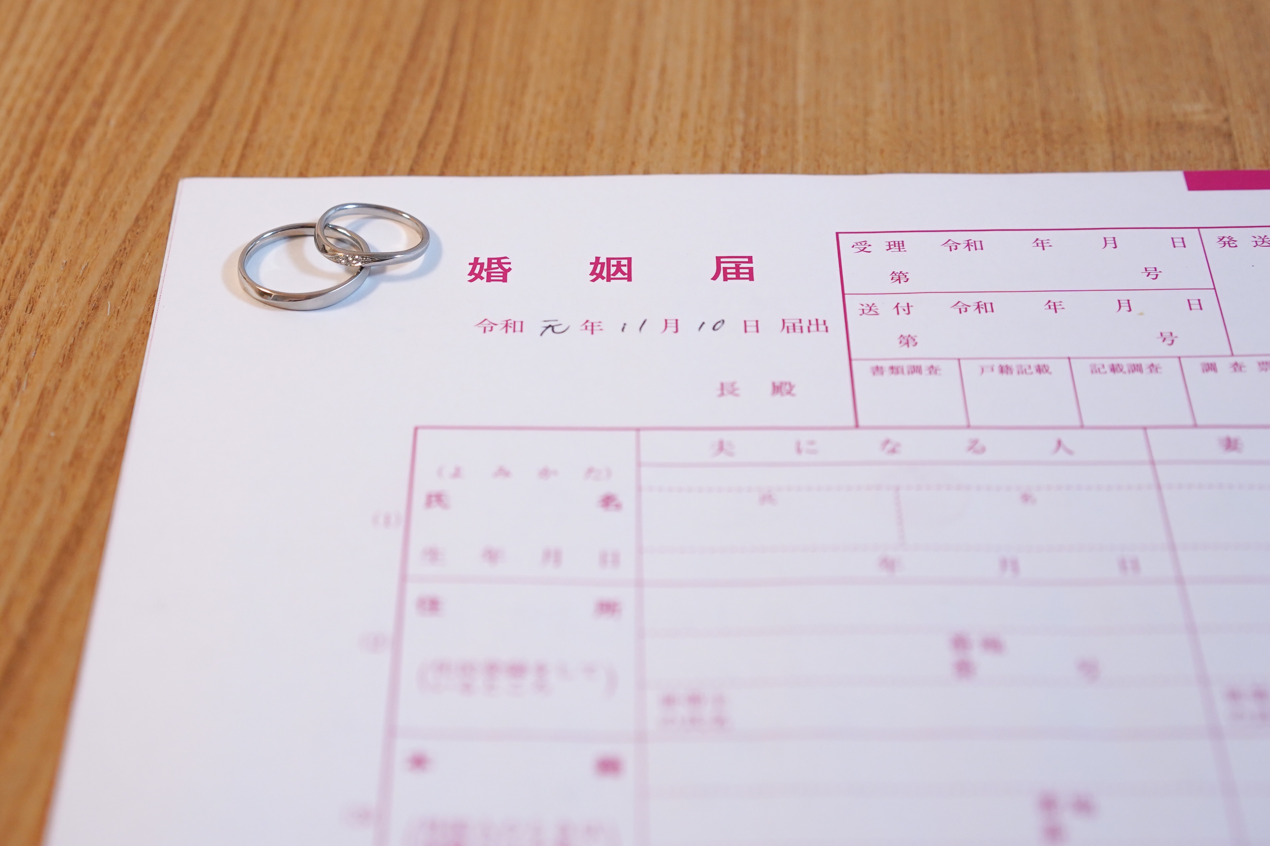 苗字がお揃いになりました I Am