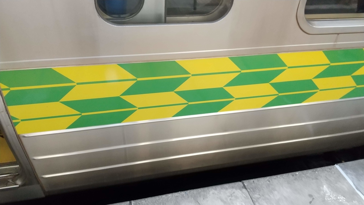 矢絣柄の両毛線