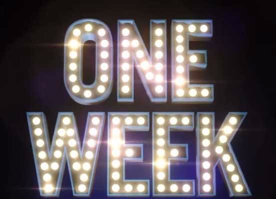 ONE WEEK!