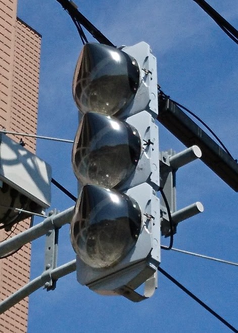 秋田市内の信号機