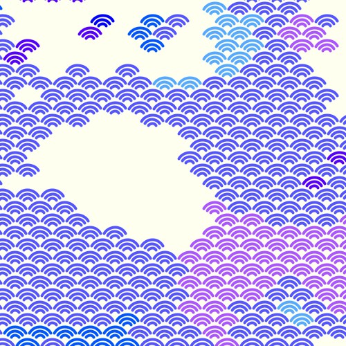 波模様のアニメーション Daily Creative Coding