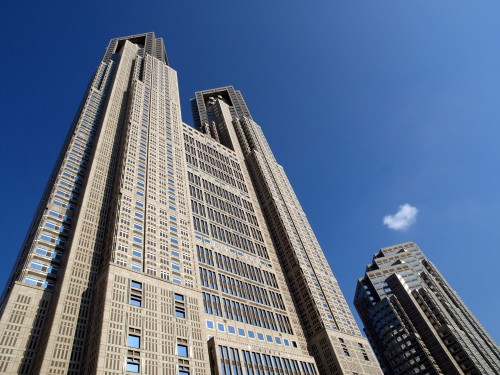 新宿オフィス街東京都庁
