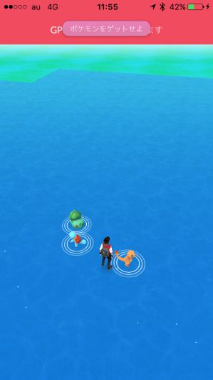 ポケモンgoプレイ画面