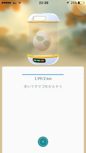 ポケモンgoプレイ画面