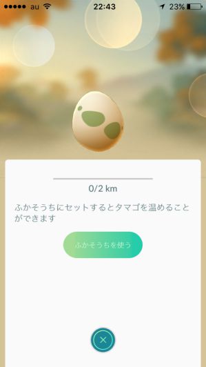 ポケモンgoプレイ画面
