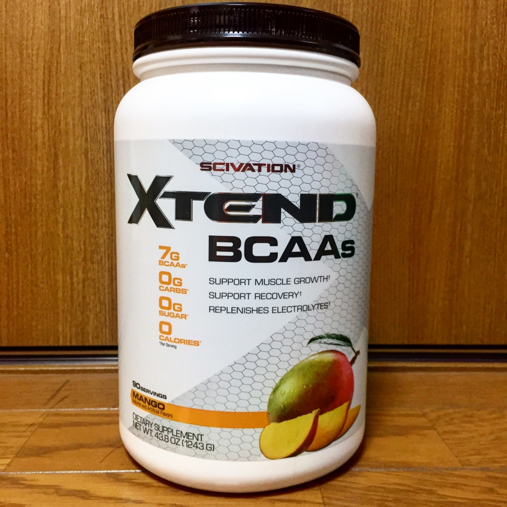 BCAAは【EXTEND(エクステンド)のマンゴー味】が定番でおすすめ