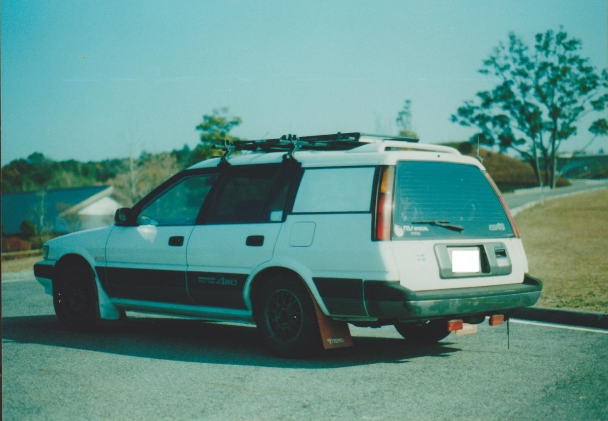 トヨタ スプリンターカリブ4WD ラジオコントロールカー動作確認