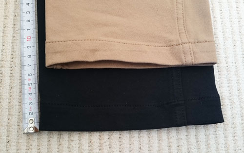 裾の長さを計ってみる