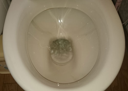 使用後