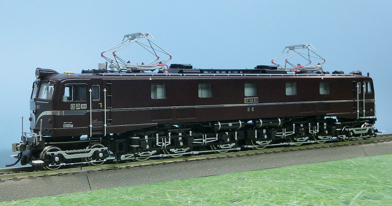 天賞堂製　EF58型です。 天賞堂 EF58-60 展示中 in Museum of SAKA_at_michi