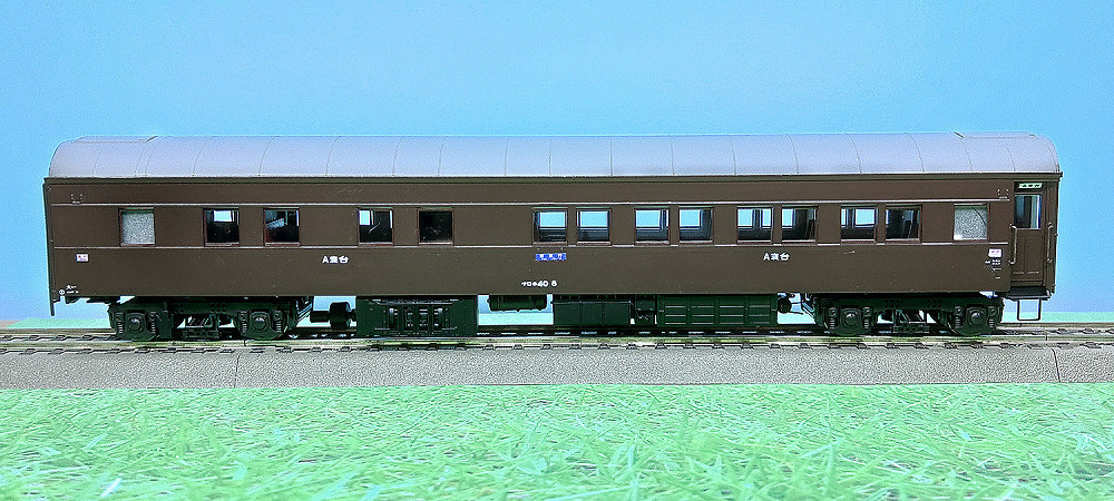 真鍮自作　マロネ40(HO) 客車の製品2 マロネ41固定窓車他 - 新規サイト003