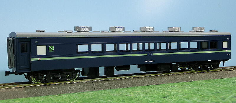 FUJI MODEL HOゲージ スロ54 客車 FUJI MODEL HOゲージ スロ54 客車 フジモデル スロ54 冷房改造車 - 穂の