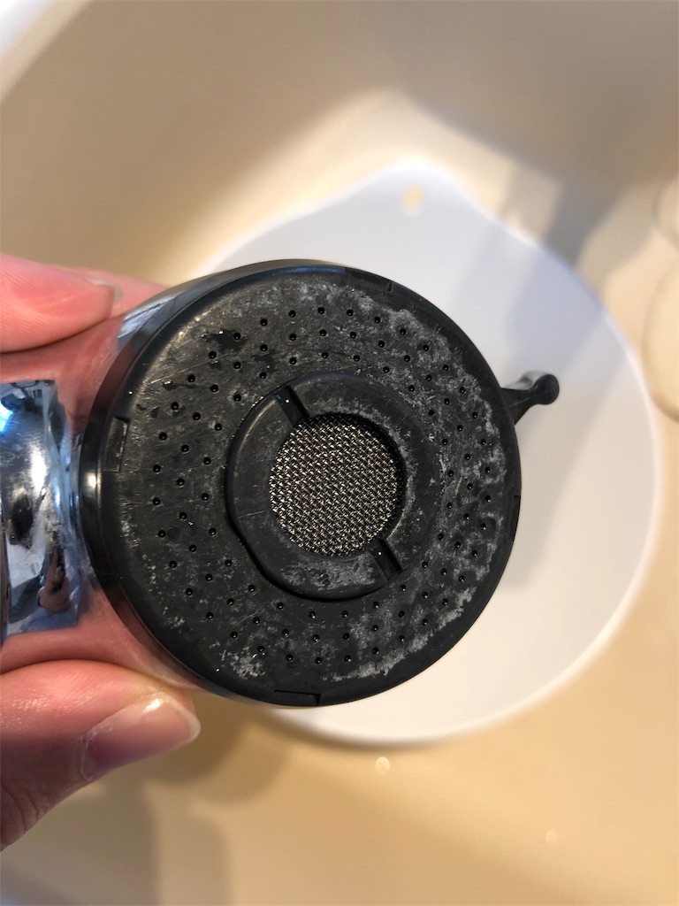 閲覧注意 キッチン水栓の分解掃除 ナチュラルクリーニングと塩素系漂白剤 あぼんぬblog