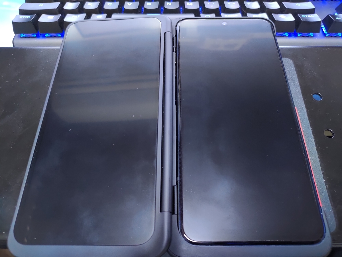 【利用限定品　正常動作購入】docomo　LG V60デュアルスクリーン 　美品 ドコモにも2画面対応「LG V60 ThinQ 5G」が上陸 オンライン