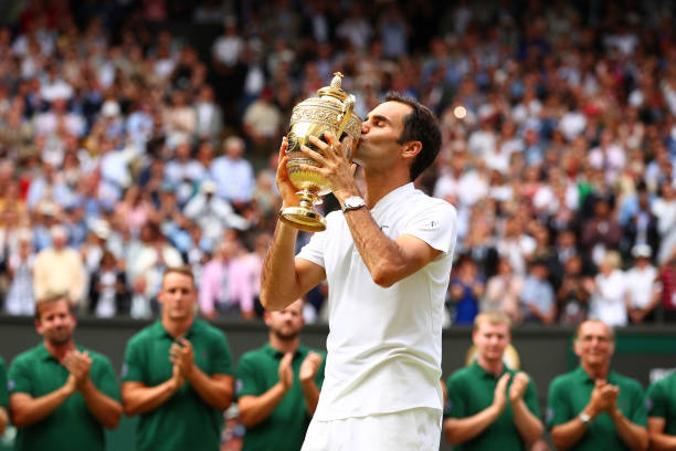 ウィンブルドン選手権を制したロジャー・フェデラー 画像:ウィンブルドン選手権を制したロジャー・フェデラー
