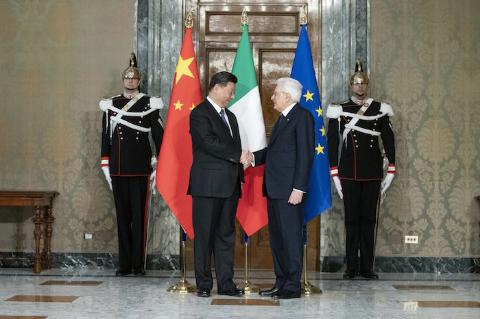イタリアを訪問した習近平総書記 画像:イタリアを訪問した習近平総書記
