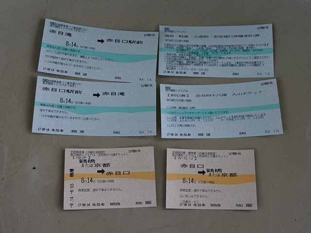 近鉄赤目滝チケット