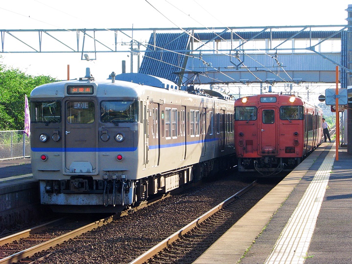 115系G編成 とキハ47