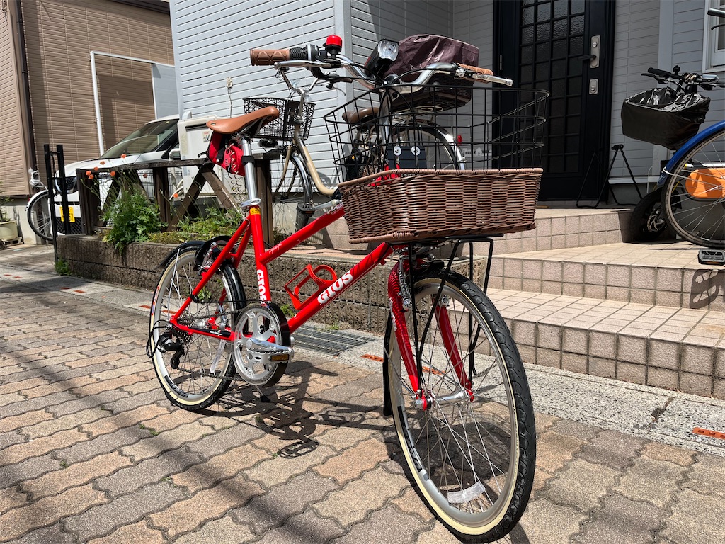 GIOS】ミニベロにカゴ取り付けました！【PULMINO】 - 挫折から