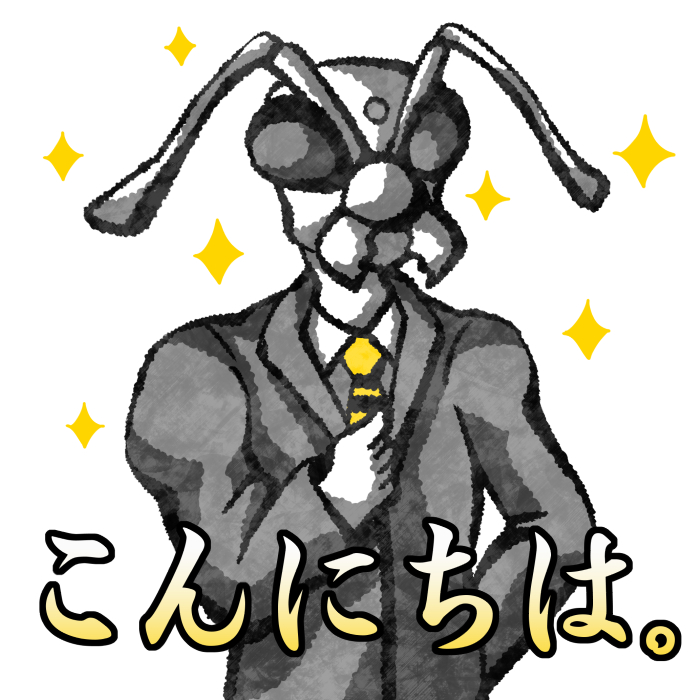 スズメバチのネタ絵