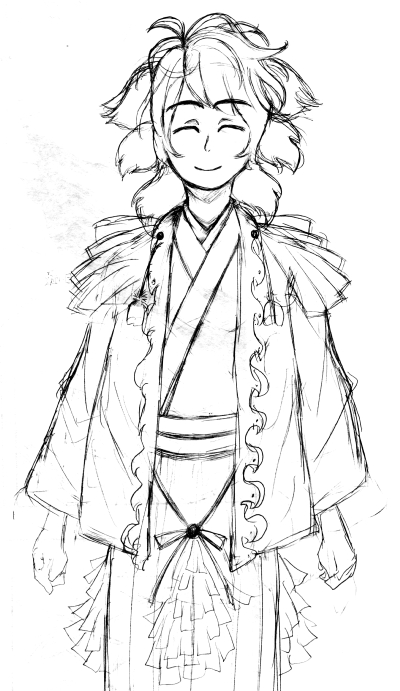 立ち絵ラフ