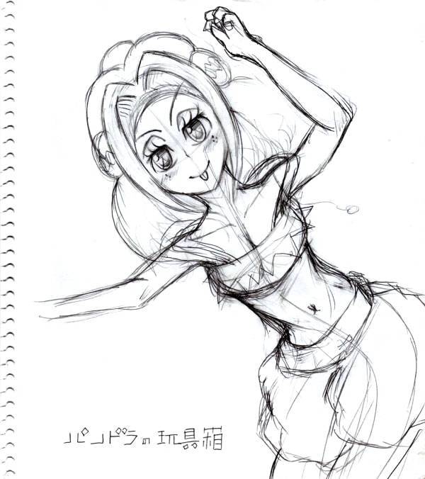 雑なラフスケッチ