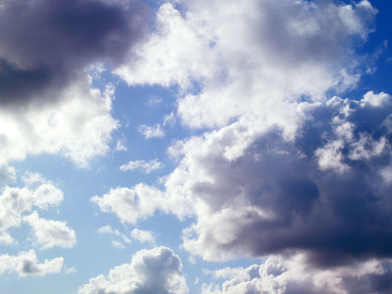 空と雲の写真撮影